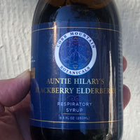 Auntie Hilary’s Blackberry Elderberry Respiratory Syrup